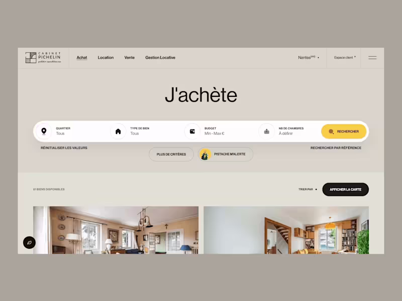 Cover image for Pichelin Website design