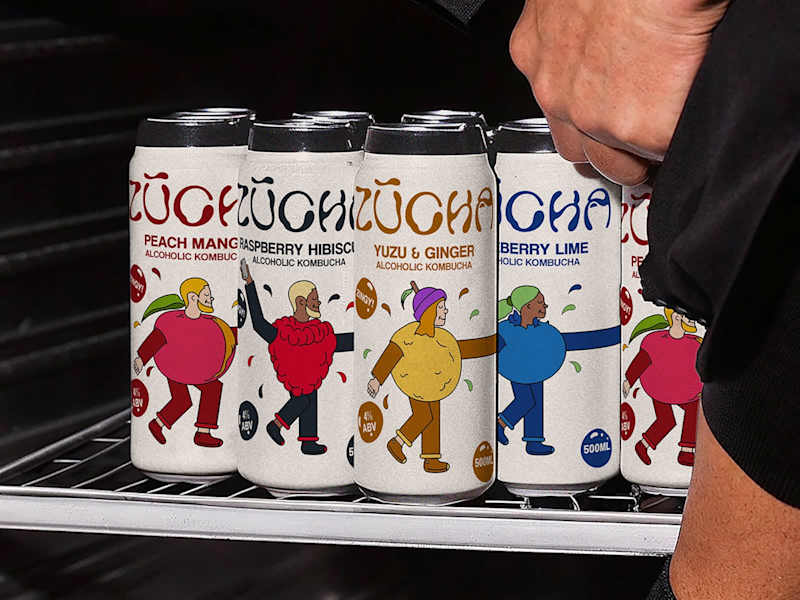 Cover image for ZUCHA | Kombucha | Brand Identity | Product Design