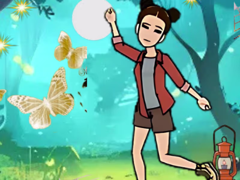 Cover image for The Adventure Of Ava and The Moonlight Garden