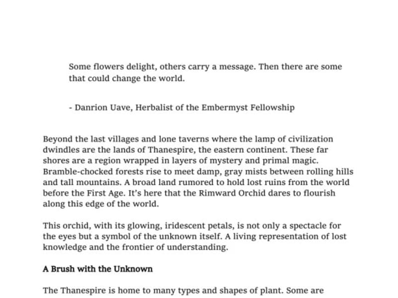 Cover image for Story Consultation and Worldbuilding