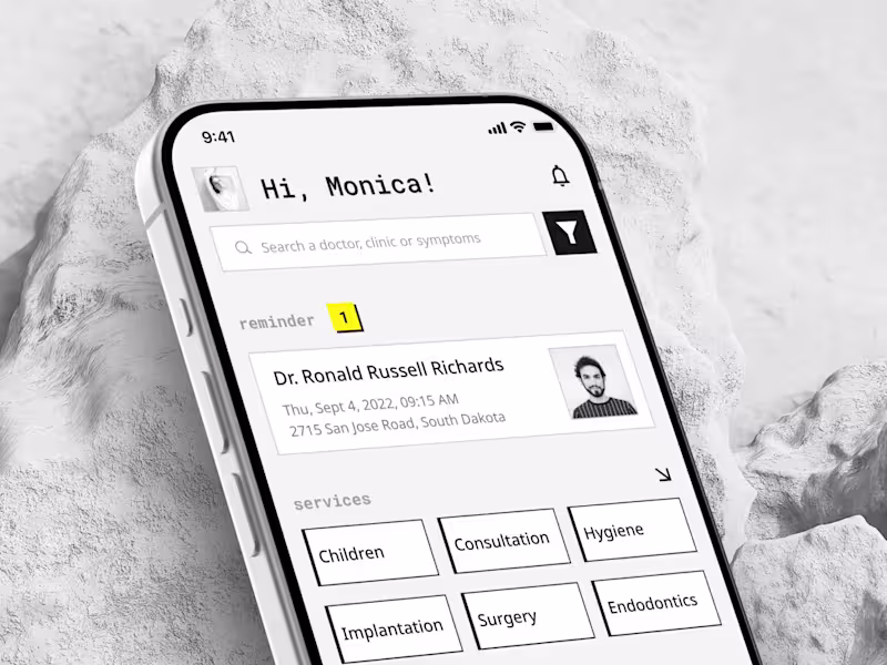 Cover image for Doctor Appointment: UX/UI Design | Medical App Design