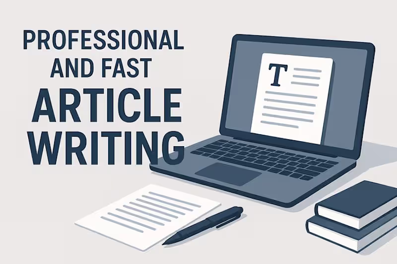 Cover image for Article Writer and Blog Post