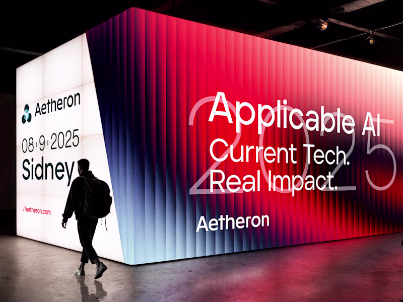 Cover image for Aetheron — Brand & Visual Identity for Enterprise AI
