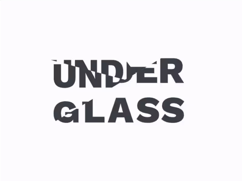 Cover image for Under Glass