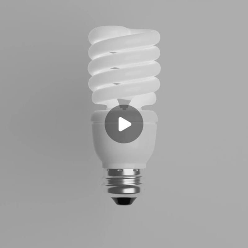 Cover image for Stephen on Instagram: “Rotating bulb animation #product #3dvisu…