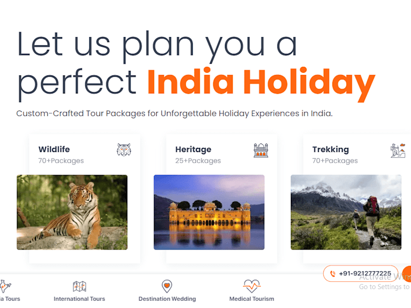 Cover image for tourmyindia.com
