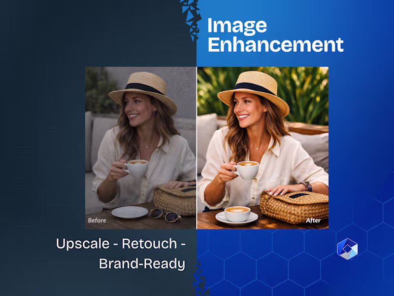 Cover image for Image Enhancement & Photo Retouching — Brand-Ready