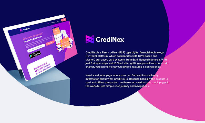 Cover image for CrediNex Landing Page