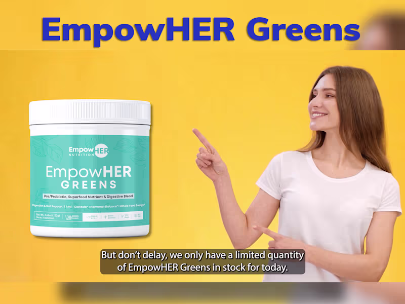 Cover image for EmpowerHER Greens VSL Creation