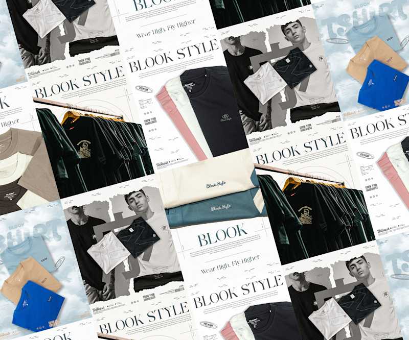 Cover image for BLOOK STYLE: Premium T-Shirt Brand Design