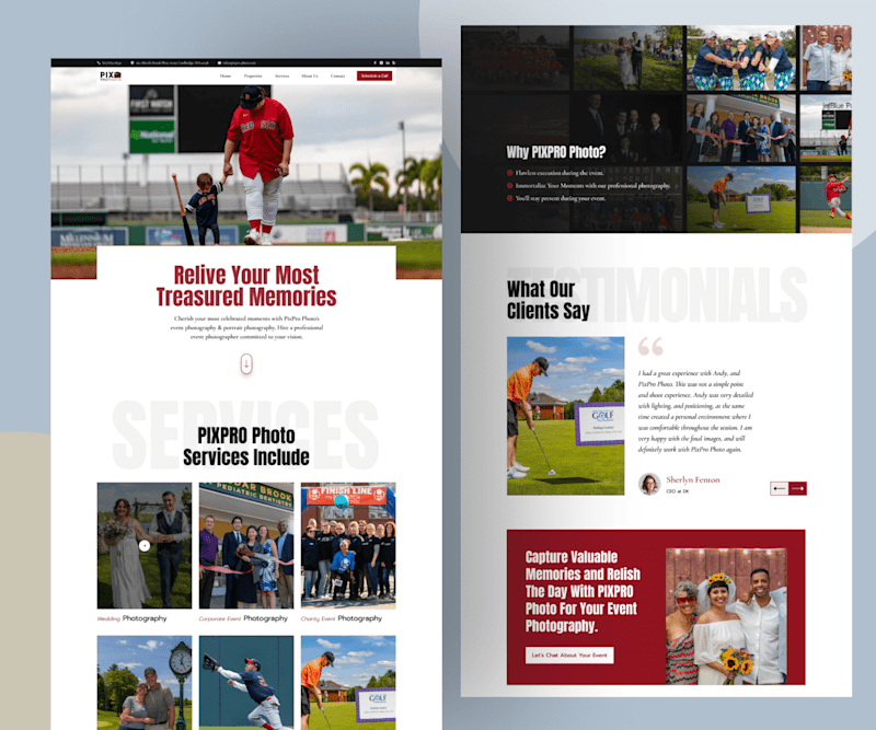 Cover image for Figma & WordPress Website Design for a Photographer