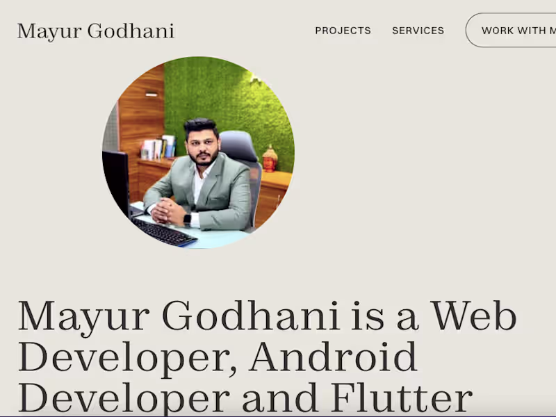 Cover image for our portfolio website