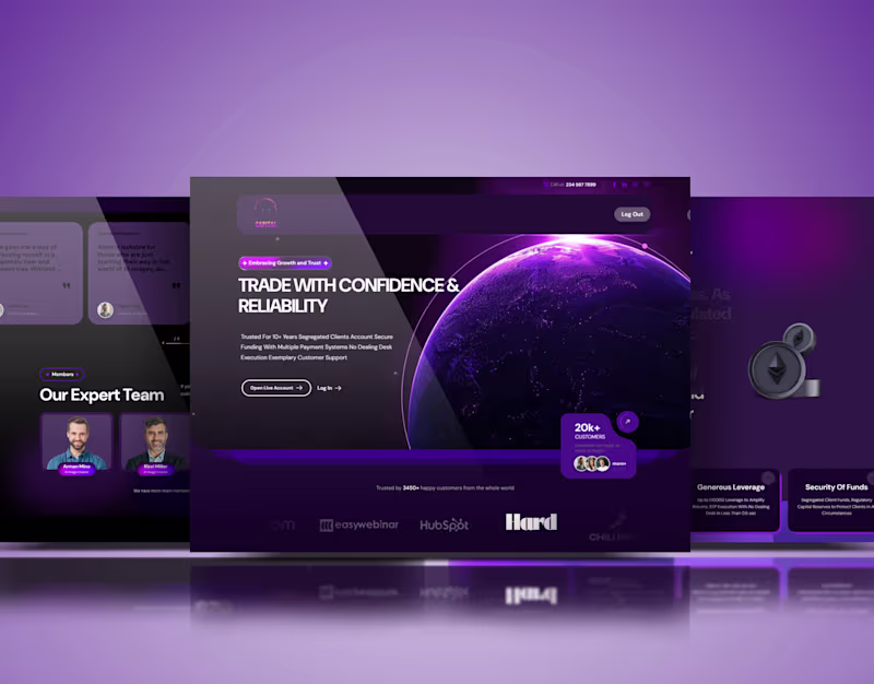 Cover image for Forex Trading Website | WordPress Website