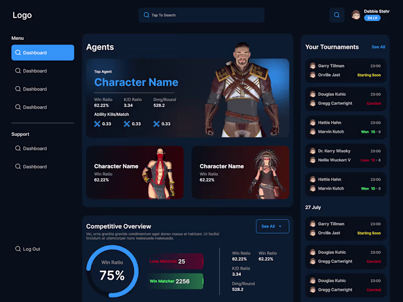 Cover image for Game backend Web Portal
