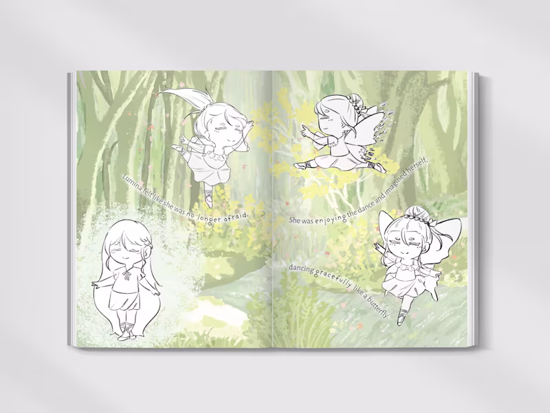 Cover image for Children Picture Book | Lumina’s Shyness
