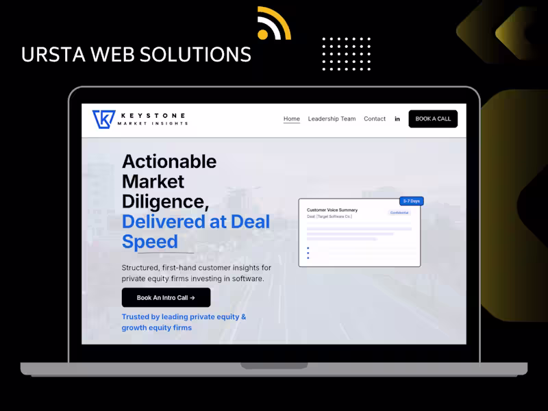 Cover image for Squarespace Website Design & Implementation
