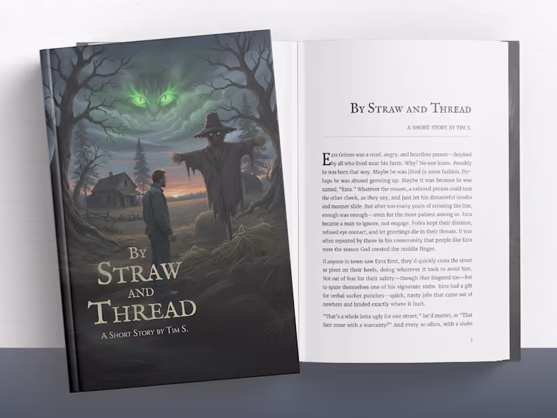 Cover image for By Straw and Thread: A Book Design and Storytelling Project