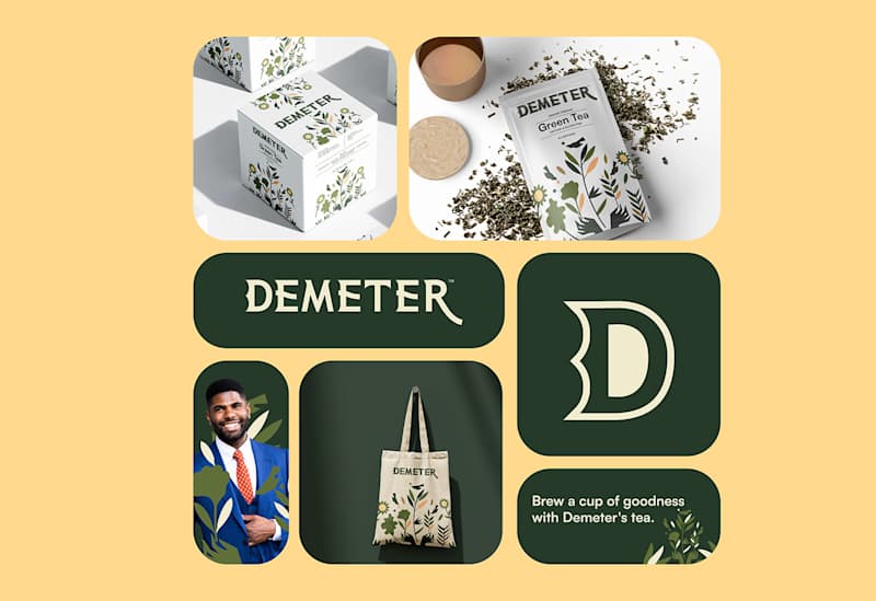 Cover image for Demeter Tea - Brand Identity :: Behance