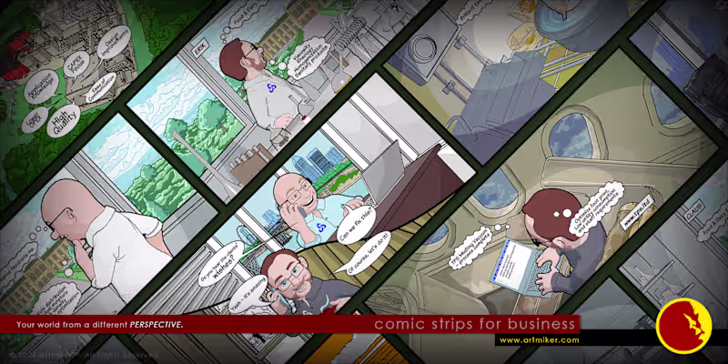 Cover image for BUSINESS COMIC STRIP SERVICES