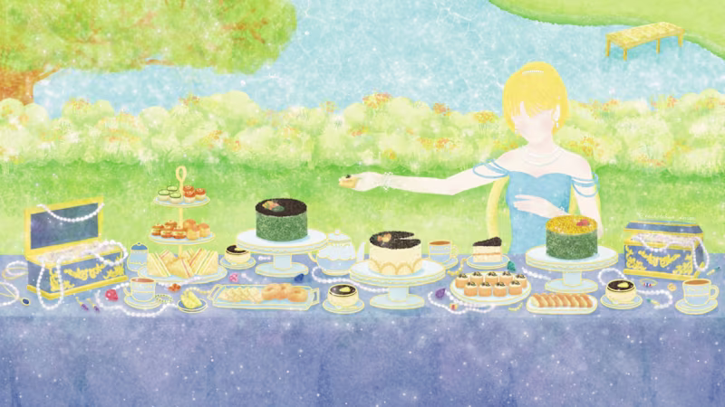 Cover image for Brand Illustration | Mrs. Caviar’s Tea Party