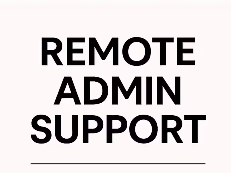 Cover image for Virtual Assistant | Admin, Inbox & Calendar Management