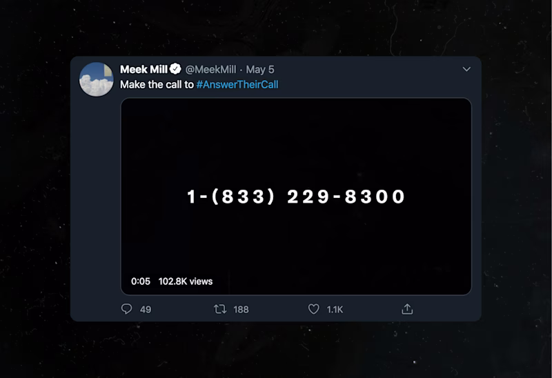 Cover image for #AnswerTheirCall Campaign for REFORM Alliance (2019)