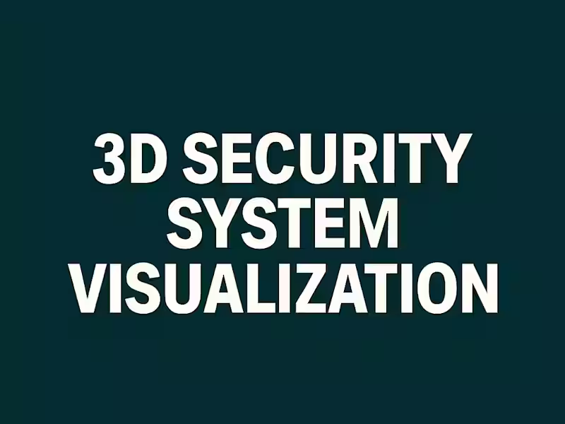 Cover image for 3D Security System Visualization