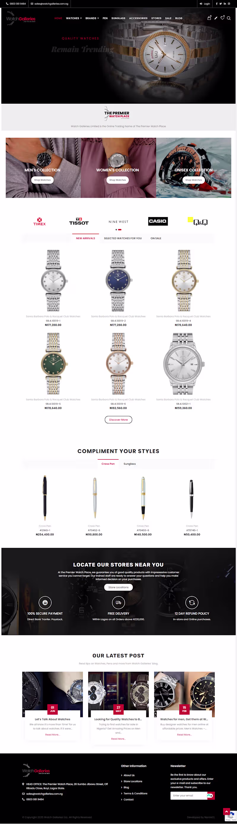 Cover image for E-commerce Watch store
