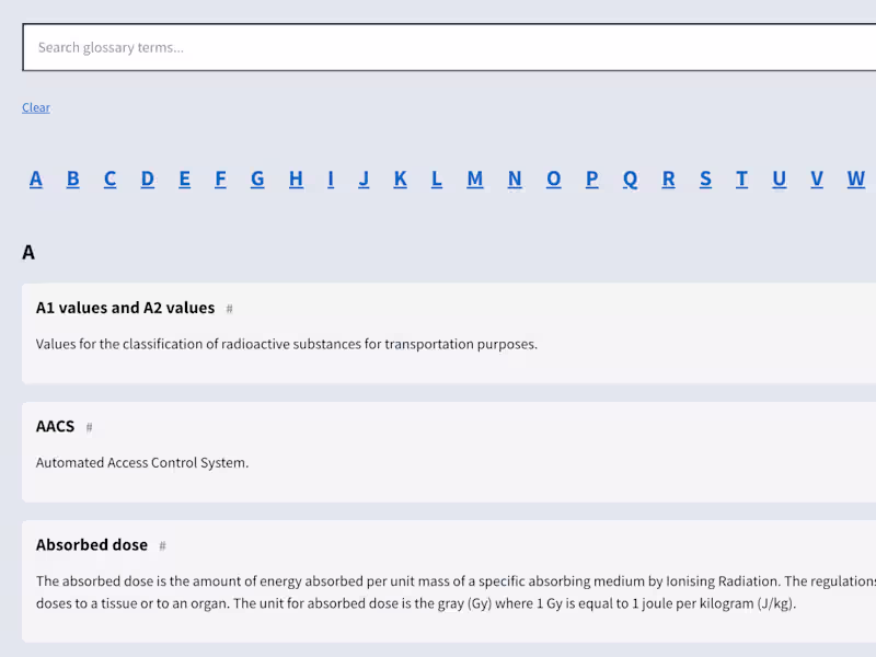 Cover image for Glossary app for a Thinkific site