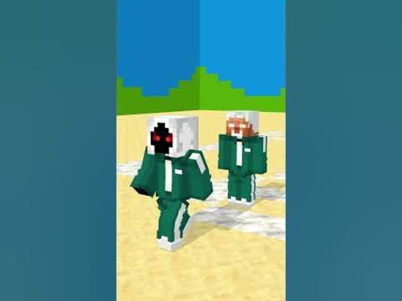 Cover image for Help Herobrine Choose Heaven or Hell in Squid Game Minecraft An…