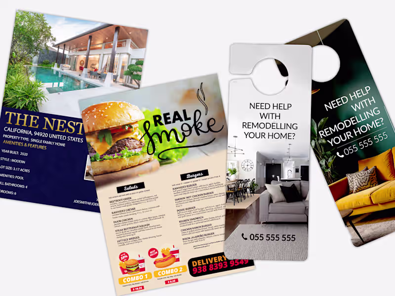 Cover image for Need a new print design to promote your services?