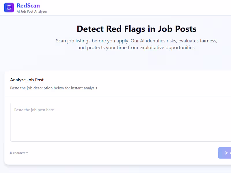 Cover image for Ai Job Post Analyzer