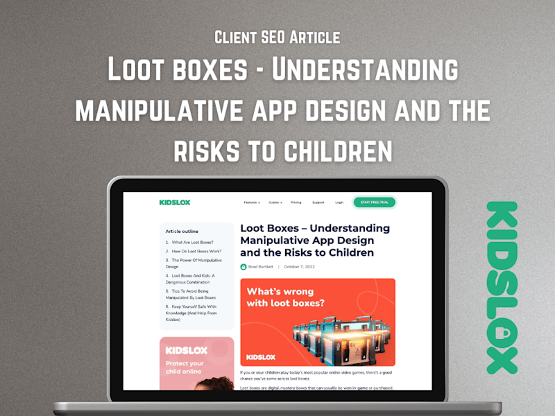 Cover image for Loot Boxes - Understanding Manipulative App Design | SEO Article