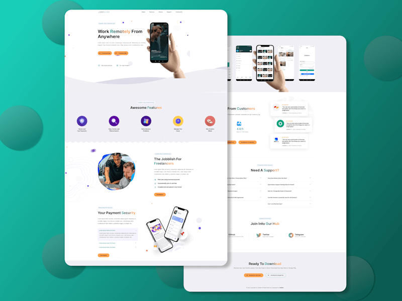 Cover image for Freelance Platform Launch - Landing Page Development