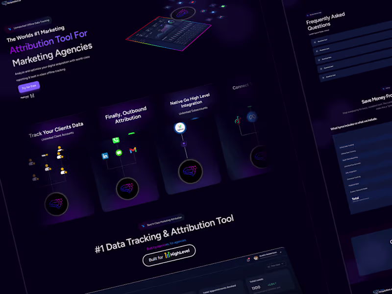 Cover image for Attribution Tool Framer website

