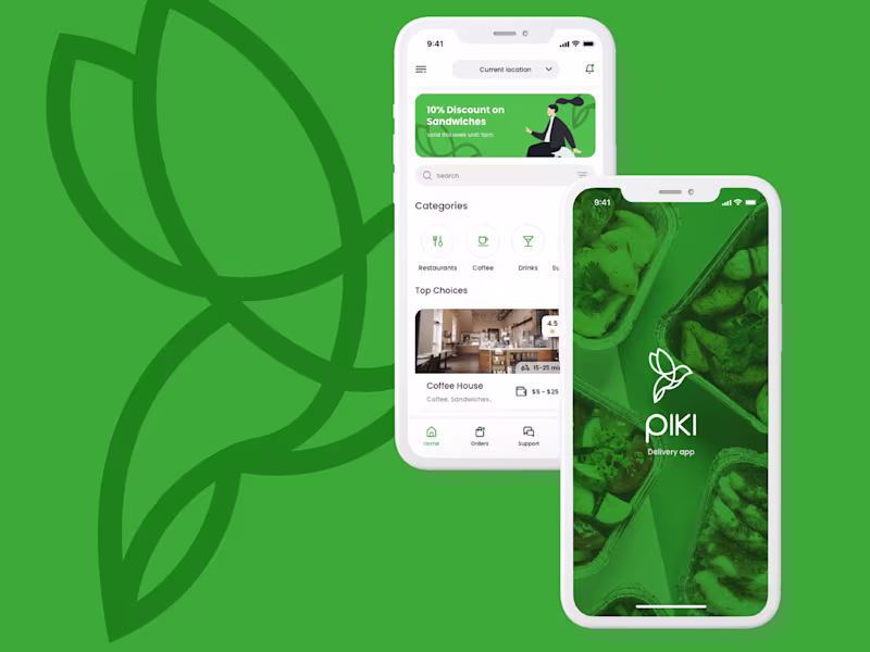 Cover image for Piki Delivery App🛵💚