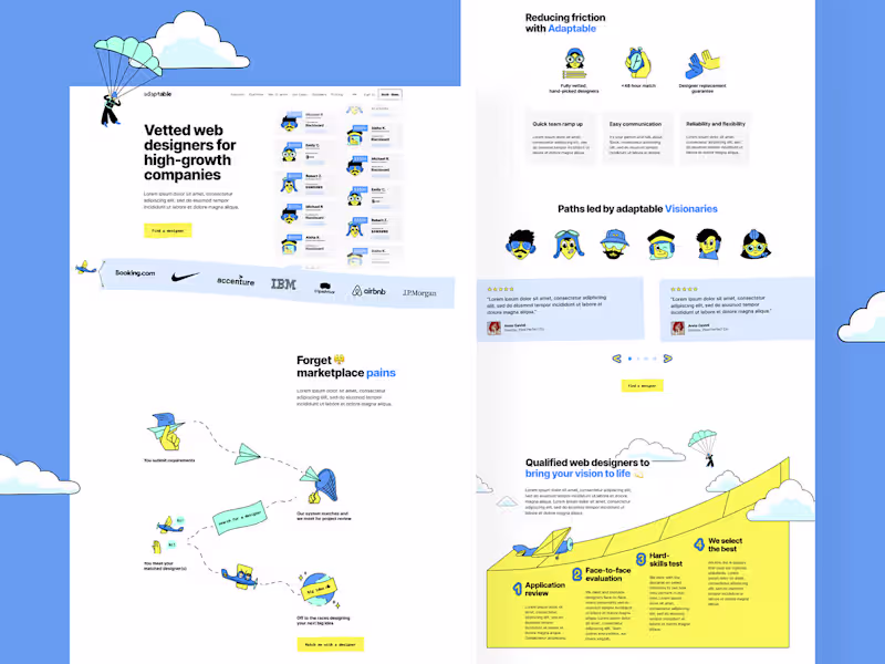 Cover image for Web Design & Custom Graphics, Illustrations, Creative Agency