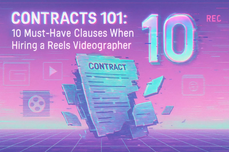 Cover image for Contracts 101: 10 Must-Have Clauses When Hiring a Reels Videographer