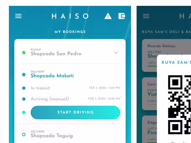 Cover image for HAISO | Logistics App