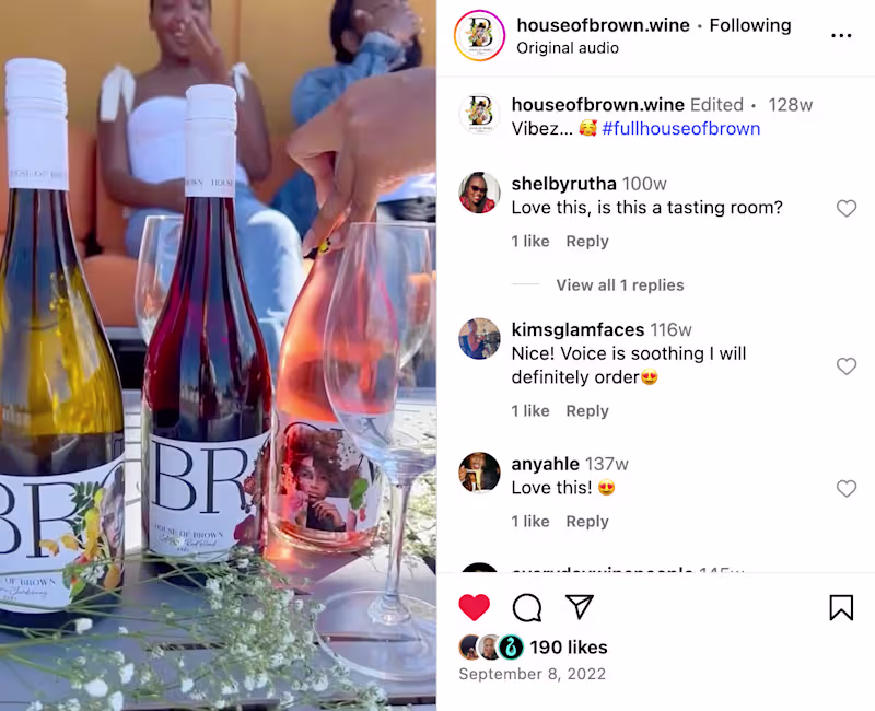 Cover image for Storytelling-Driven Instagram Campaign for House of Brown Wine