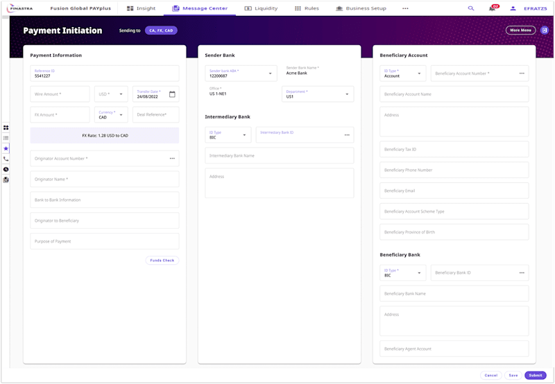 Cover image for Enterprise Wire Transfer Saas Platform