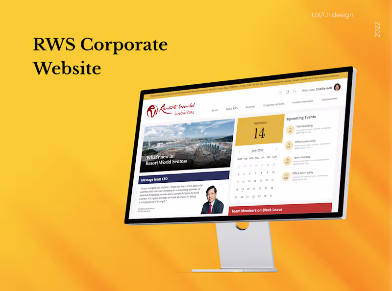 Cover image for Corporate Website Design