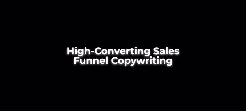 Cover image for High-Converting Sales Funnel Copywriting