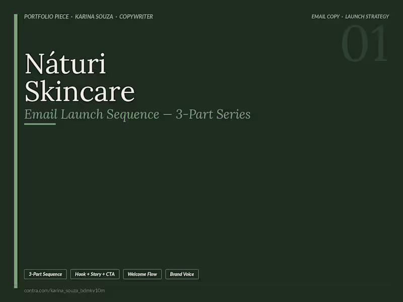 Cover image for Náturi Skincare - Email Launch