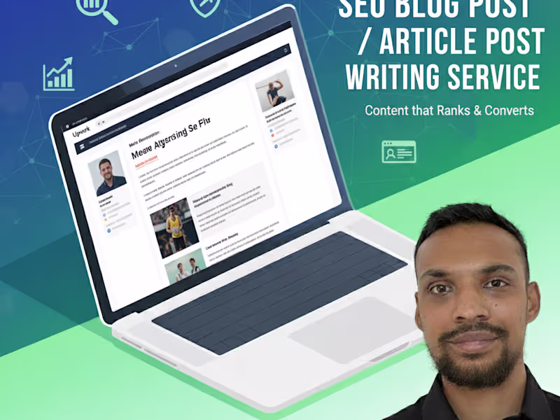 Cover image for You will get a creative and engaging SEO blog post or article