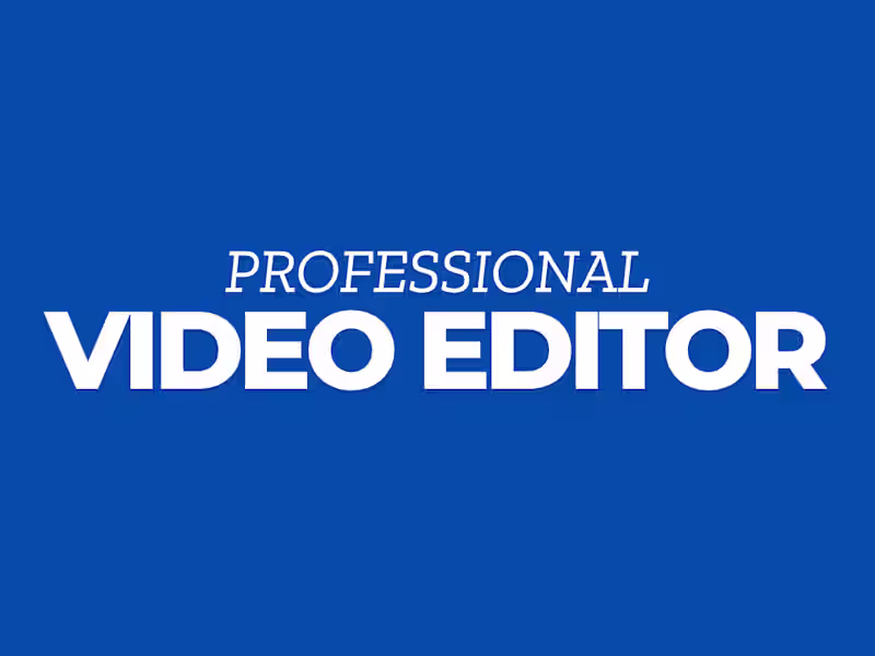 Cover image for Professional video editing for YouTube, ads, social media