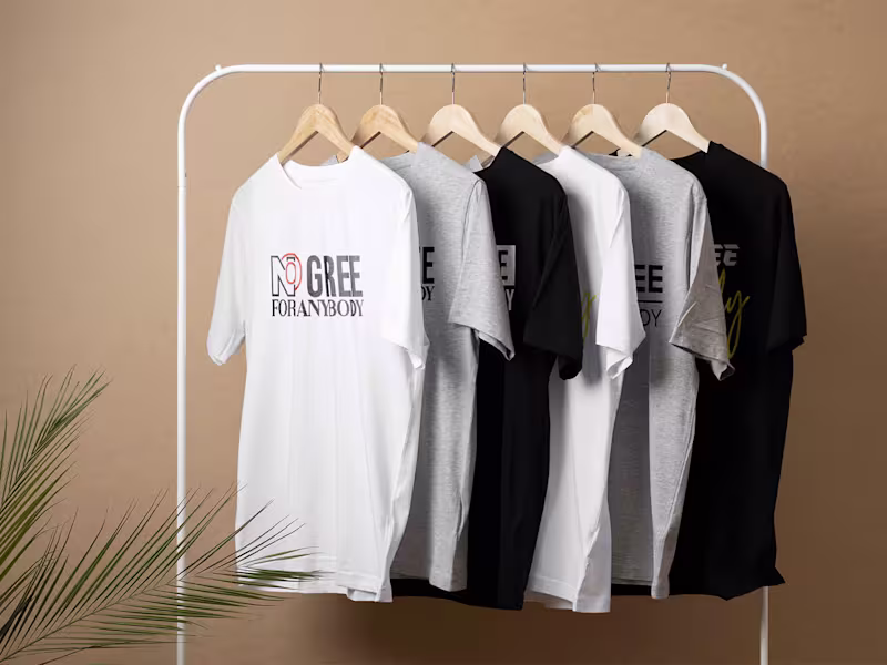 Cover image for No Gree Apparel Brand Identity & Merchandise Design