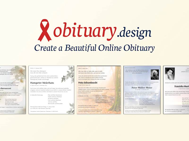 Cover image for Design an Obituary Online - obituary.design