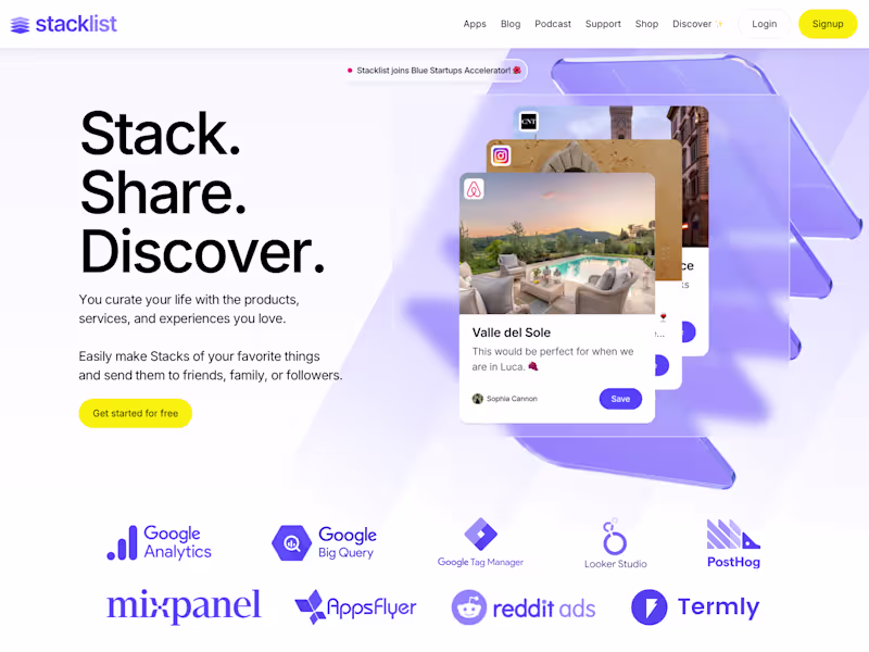 Cover image for Marketing Stack Audit and Optimization for Stacklist