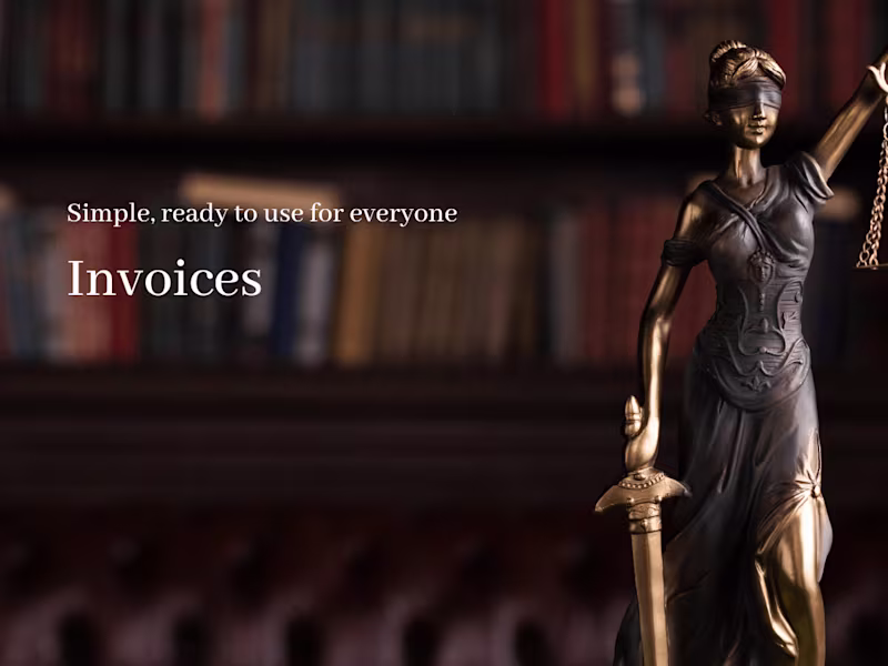 Cover image for Invoice (entire agreement)